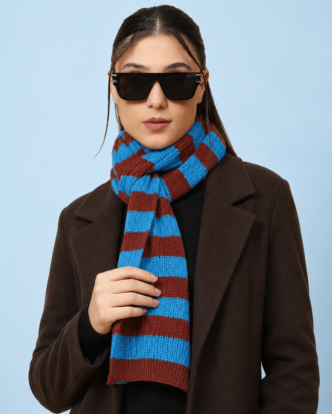 80 SKY BLUE-BROWN